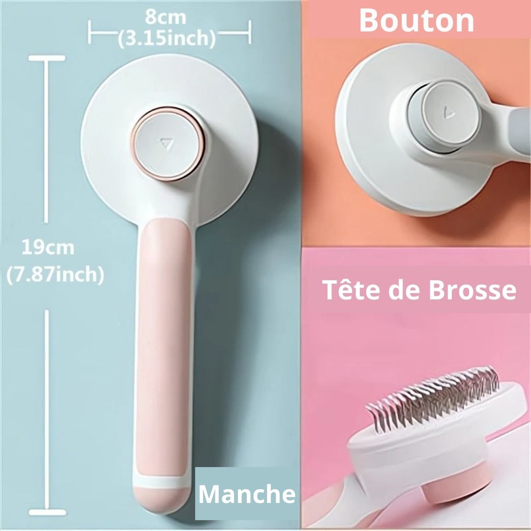 Brosse Magique Autonettoyante™ - Chat-Bastet