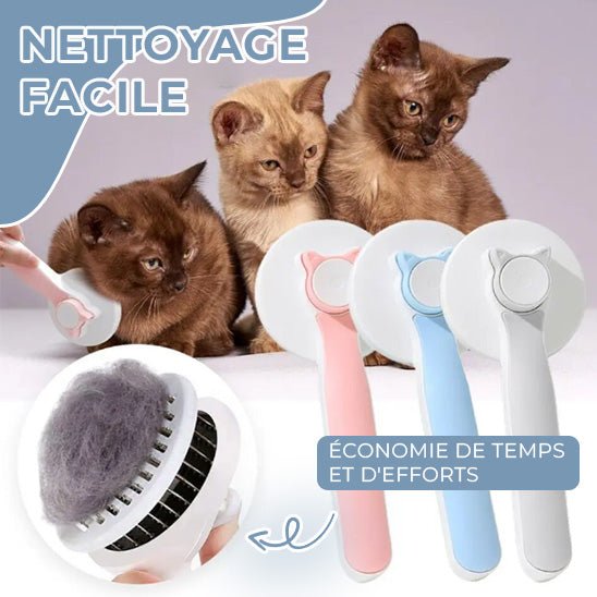 Brosse Magique Autonettoyante - Magic Brush™ - Chat-Bastet