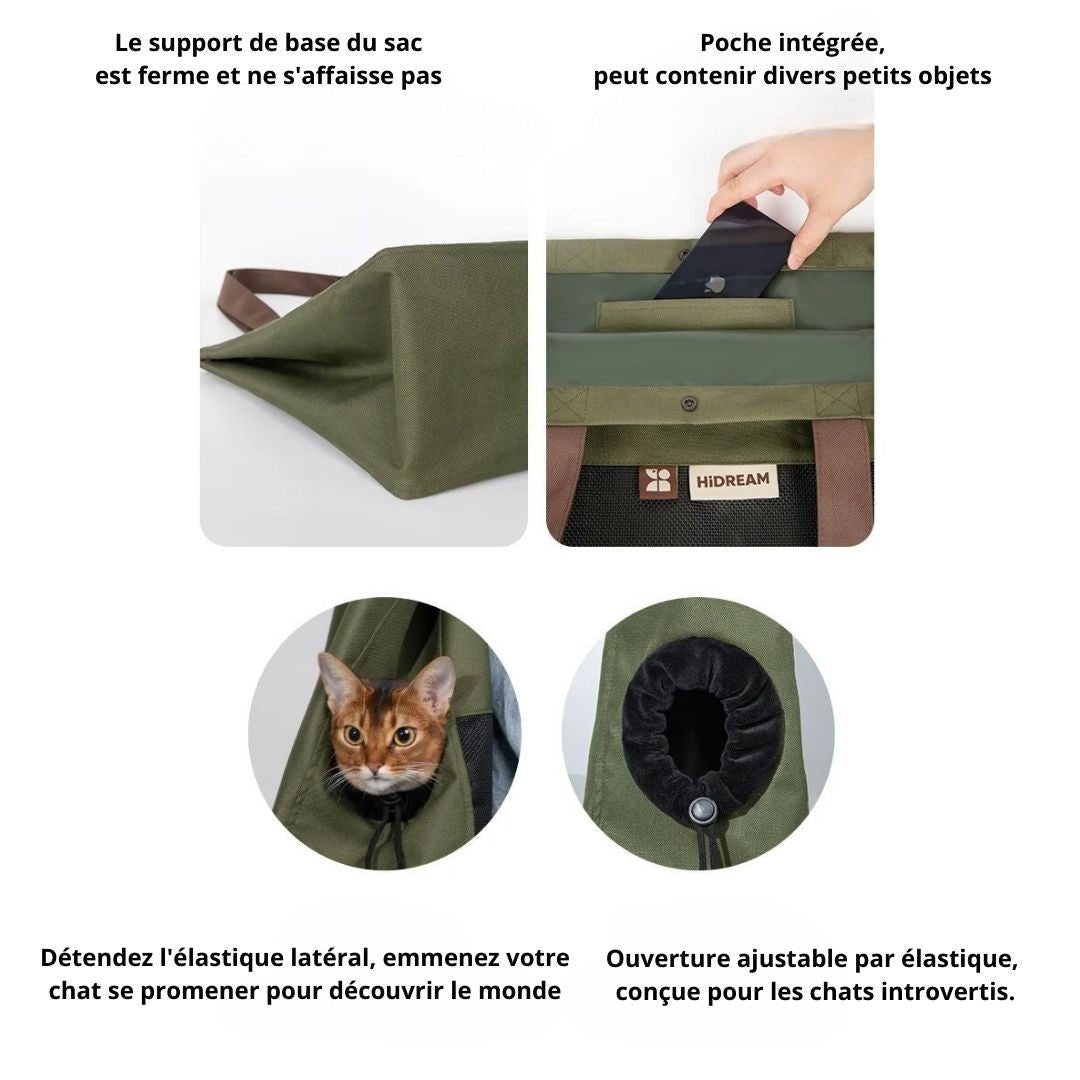 cat-bag™, le sac à main Tendance pour transport de Chats! - Chat-Bastet