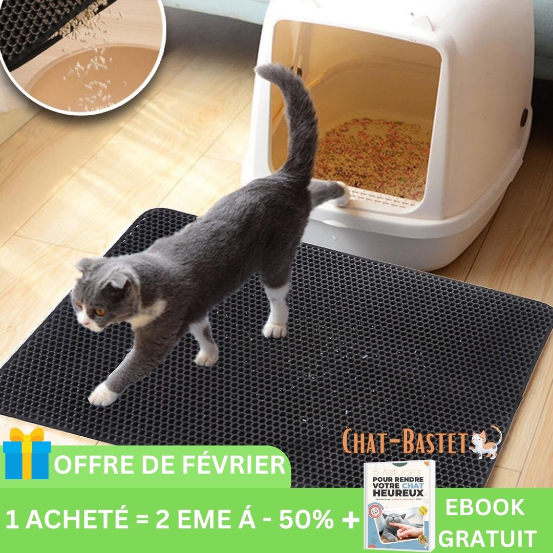 cat-mat™, Le Tapis de Litière Exceptionnel Pour Chat - Chat-Bastet