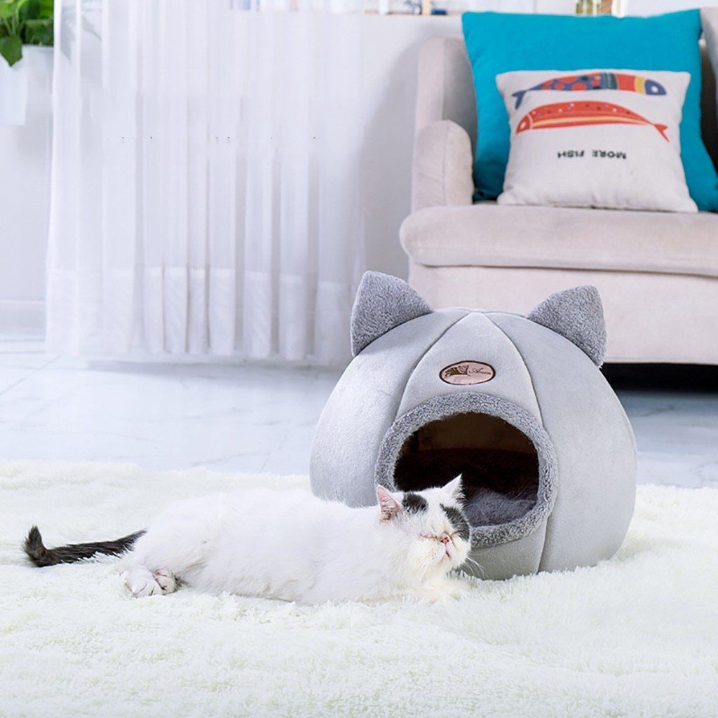 ComfyHouse™ - Niche pour chat ultra confortable - Chat-Bastet