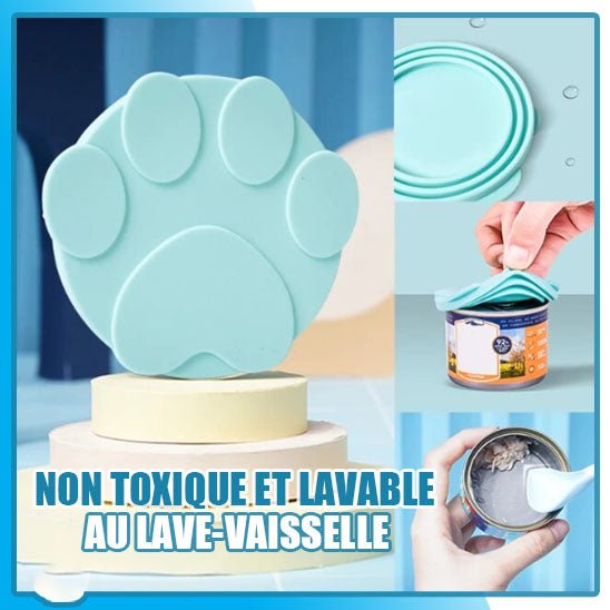 Couvercles de Canettes en Silicone avec Cuillères-can lid™ - Chat-Bastet