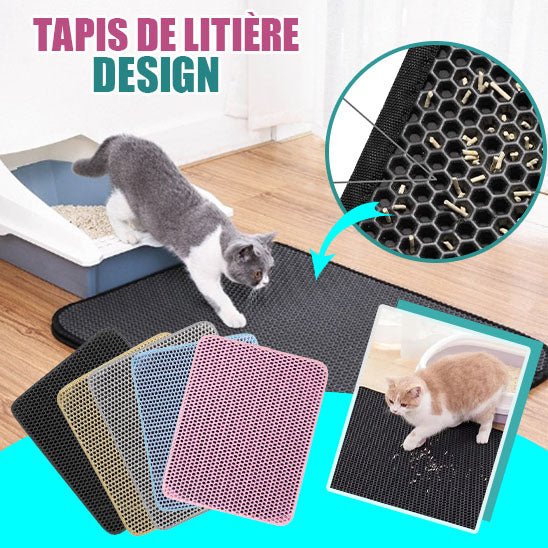 Tapis de litière Pour Chat cat-mat™ - Chat-Bastet