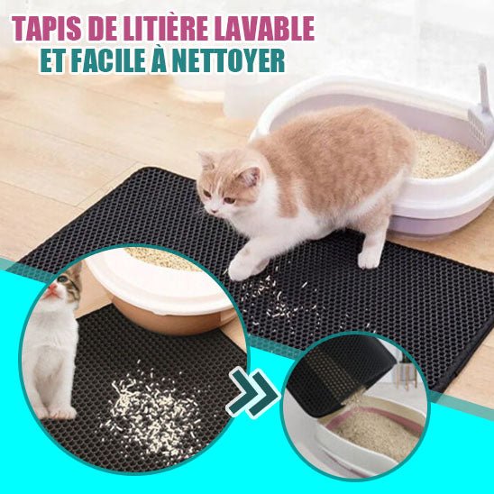 Tapis de litière Pour Chat cat-mat™ - Chat-Bastet